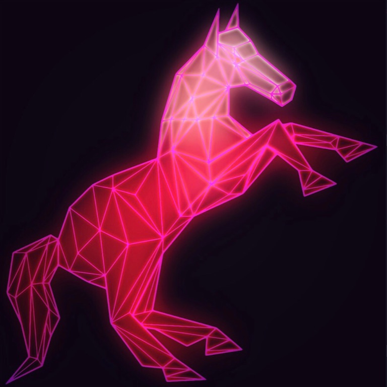 Neon Unicorn Queen