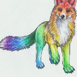 🌈rainbow fox 