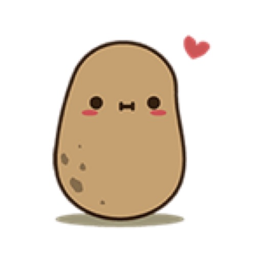 The happy potato